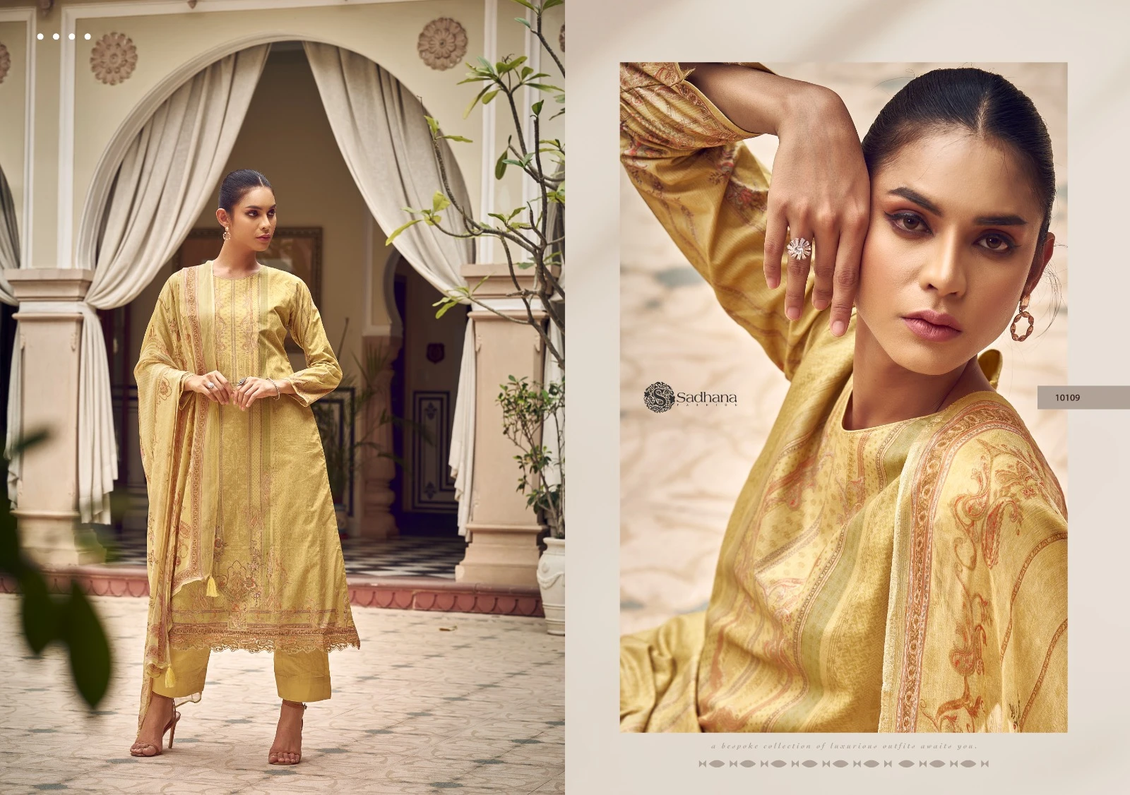 Sadhana Fashion Zaira Pure Lawn Cotton Wholesale Fancy Salwar Suit Catalog — Wholesale Salwar Suits, MPA wholesale from Surat — view 8